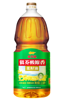 金龙鱼低芥酸原香菜籽油1.8L