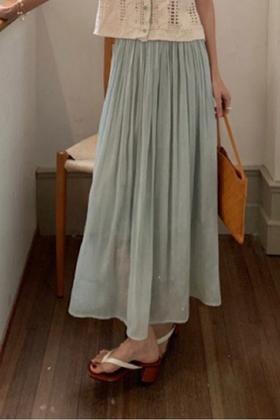 SUMMER & SAGE 盐系慵懒休闲舒适半身裙 20552