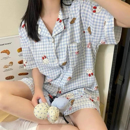 【热卖！拍2套更划算】软糯巨舒服！IMIL云朵棉少女风卡通睡衣3件套 柔软舒适 多款可选 商品图2