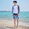 运动户外-速干长袖长裤防晒水母冲浪服温泉度假分体泳衣 商品缩略图3