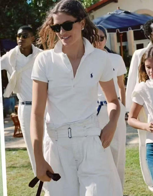 大杨会员福利# RL百年经典 五颗扣 修身 老钱 女士polo衫 建议正码拍 商品图0