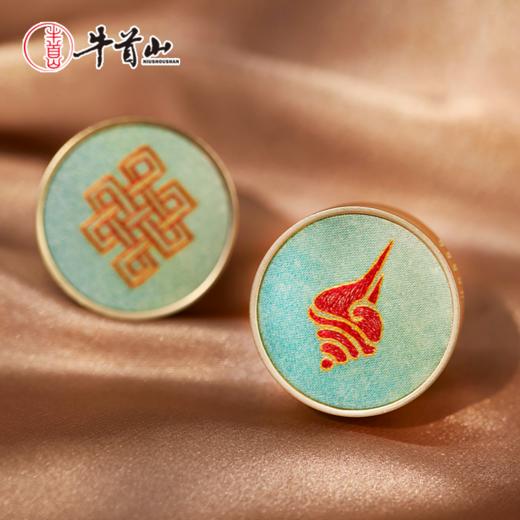 牛首山文创八宝系列精致苏绣车载香薰夹车内装饰礼品文旅纪念品 商品图3