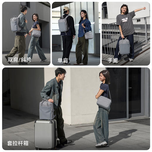 Ulanzi优篮子F08轻量出行双肩包休闲通勤书包摄影摄像相机单反收纳包户外适用大疆DJI无人机快取旅行包 商品图1