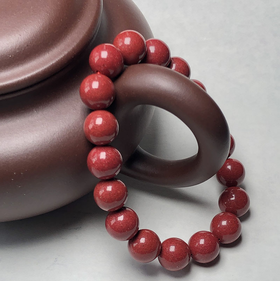 请先量好手围选规格，女款 紫砂手链 饰品美物  珠子直径10毫米