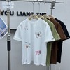 男士短袖潮流青年圆领男士宽松时尚刺绣印花T恤帅气上衣   YLZ-B3043* 商品缩略图0