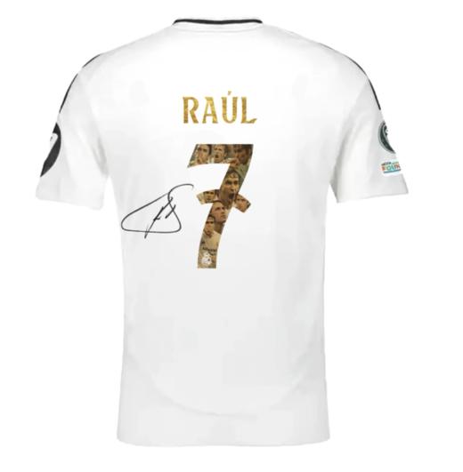 劳尔亲签24-25赛季皇马主场球衣(传奇金色印号款) 商品图0