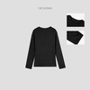 THESOONG|极简公式"经典圆领肤感白色长袖上衣打底衫HWTX5170 商品缩略图5