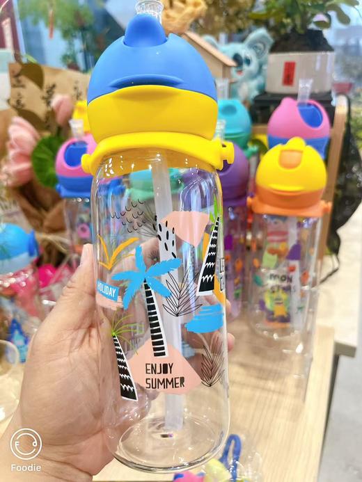 （无包装 捡漏）带背带 吸管杯 bobo400毫升夏日水杯 吸管杯 商品图5