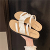 【可甜可酷！日常通勤】法式小众高级感平底拖鞋女外穿夏季新款时尚休闲套趾沙滩凉拖。ry 商品缩略图5