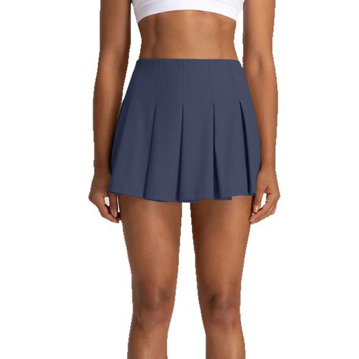 跃牌【倚窗听雨】夏季新款瑜伽短裙女防走光假两件显瘦网球裙运动弹力羽毛球半身裙YJQ-08 商品图3