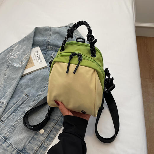 新款小鸡蛋包&栗子包，撞色设计太绝了！斜跨、双肩随心搭，潮流女孩必备💼💖 商品图9