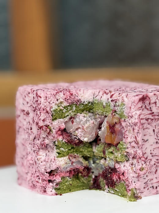 杨梅荔枝一人食小方蛋糕 商品图0