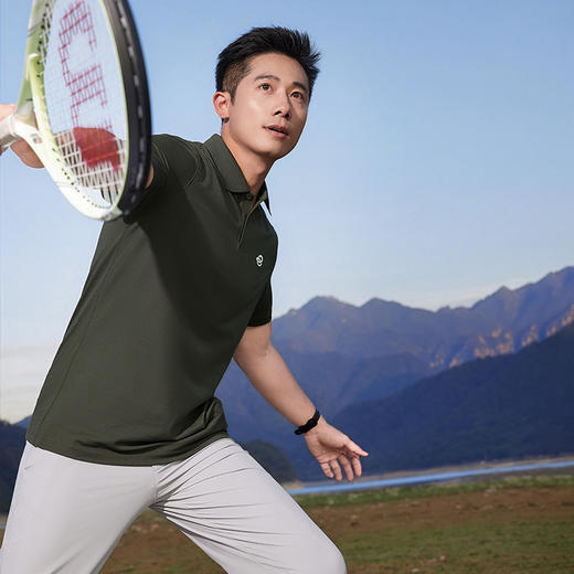 疯抢中！！【始于1919年 英国百年奢牌】百富Byford冰丝POLO衫 商务休闲 丝滑柔软 时尚百搭（男女同款） 商品图3