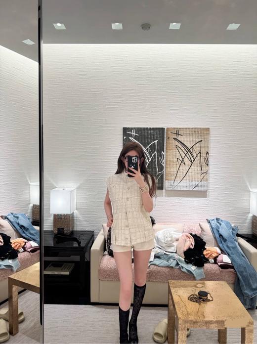 香奈儿25SS亮片斜纹软呢马甲（TM） 商品图3