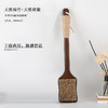 【软/硬猪鬃可选】MUXIAO沐晓猪鬃毛沐浴刷，加长楠竹手柄干湿两用，按摩皮肤，搓泥祛垢刷背疏通毛孔。天然动物毛，遇水变软，防滑麻绳+悬挂绳。 商品缩略图0