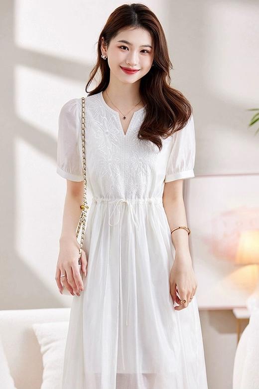 ELLA JADE 简约大方收腰连衣裙 20669 商品图1