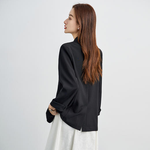 【易打理 单开叉后摆】罗蒙女士单西服舒适通勤气质百搭职业面试外套 商品图2