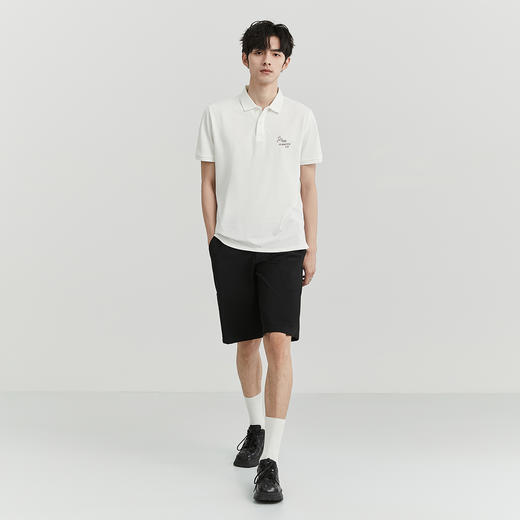 gxgjeans【珠地棉】透气短袖POLO衫男25夏季通勤休闲翻领T恤上衣K&C 商品图3