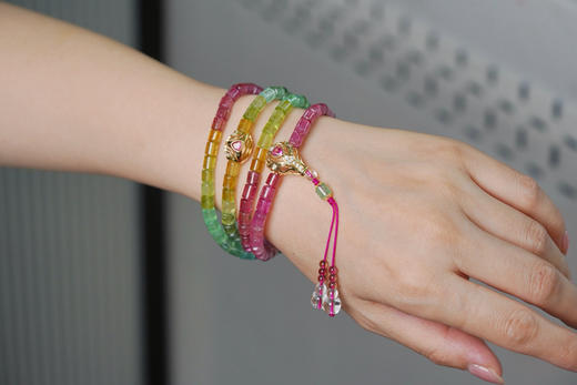 砚宝藏宝之作·108碧玺珠串 商品图4