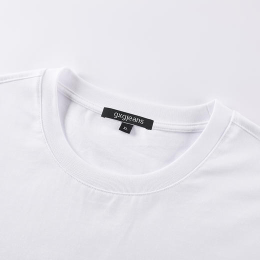 gxgjeans【透气亲肤】全棉短袖25夏款户外运动休闲简约百搭青少年T恤K&C 商品图8