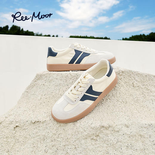 REEMOOR睿慕丨2025年春季经典拼色德训鞋 商品图1