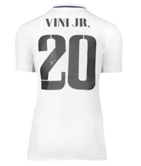 维尼修斯亲签皇家马德里2022-23赛季主场球衣
