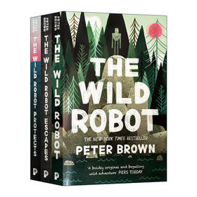 英文原版 The Wild Robot 荒岛机器人三册套装 彼得·布朗 Peter Brown 英文版 进口英语原版书籍