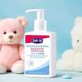 露安适初生养护低泡洗发沐浴露100ml新生儿洗沐二合一温和洗澡液