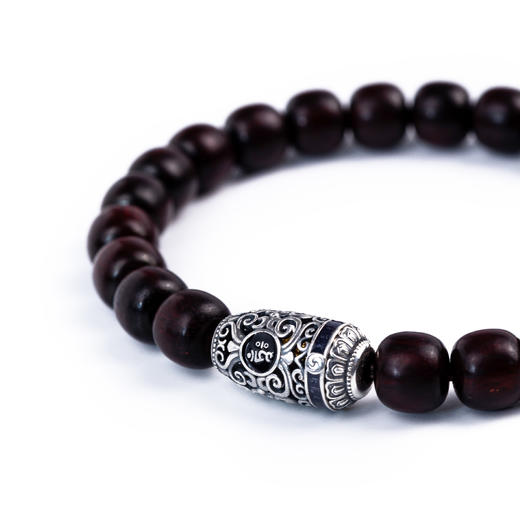 绿度母黄财神小叶紫檀情侣手串 | 万物叁仟 商品图9