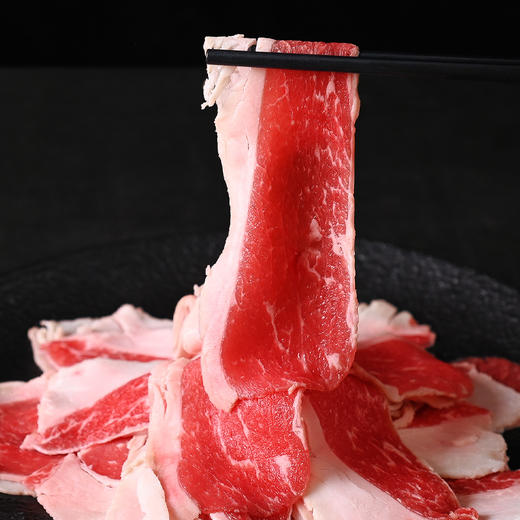 【森哥优选】1000g 鲜会鲜 澳洲/美国精选级精品牛腹肉肥牛片烤肉片（Choice） 商品图0