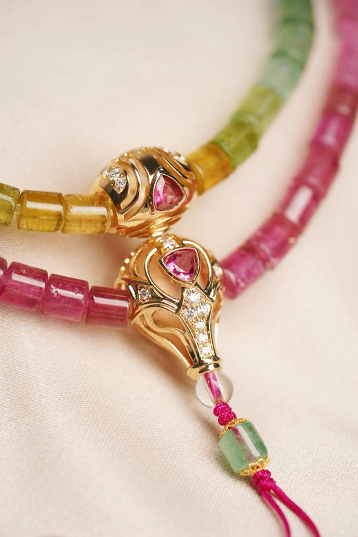 砚宝藏宝之作·108碧玺珠串 商品图9