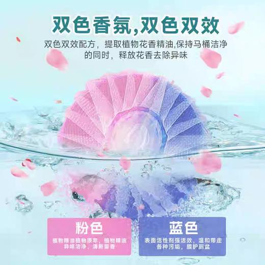 葆儷莱桶装洁厕块马桶厕所清洗剂强力除垢除臭留香去异味去污50g*5粒 商品图1