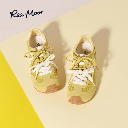 REEMOOR睿慕丨2025年新款内增高多巴胺配色德训鞋（1.5cm+4cm内增高）R3Y526 商品图13
