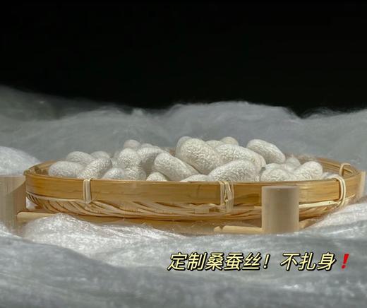 提花金线浮雕直筒连衣裙丝棉混纺透气轻柔茧型连衣裙 商品图7