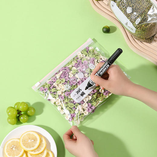 美丽雅零食密封袋食品滑锁收纳袋抽取式双重夹链密封密实袋防水防潮袋保鲜袋（立体袋） 商品图8