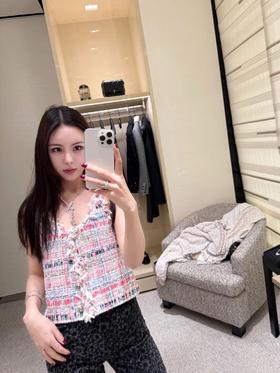 香奈儿25SS彩色编织背心（TM）