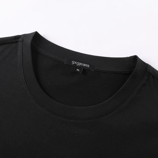gxgjeans【100%棉】25夏季男士舒适休闲半袖T恤简约百搭青少年短袖K&C 商品图4