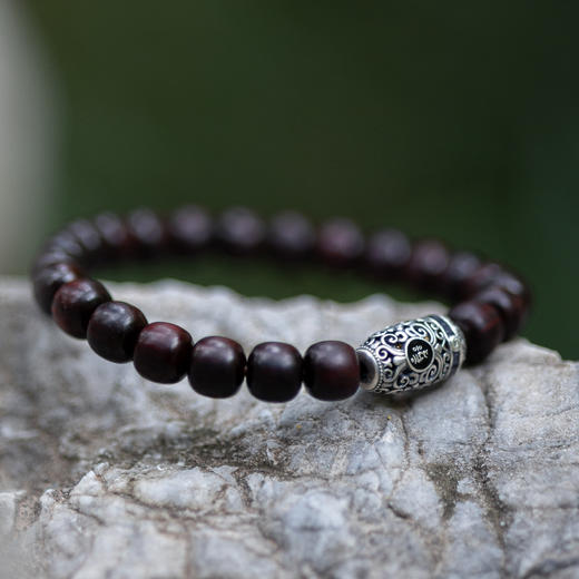 绿度母黄财神小叶紫檀情侣手串 | 万物叁仟 商品图12