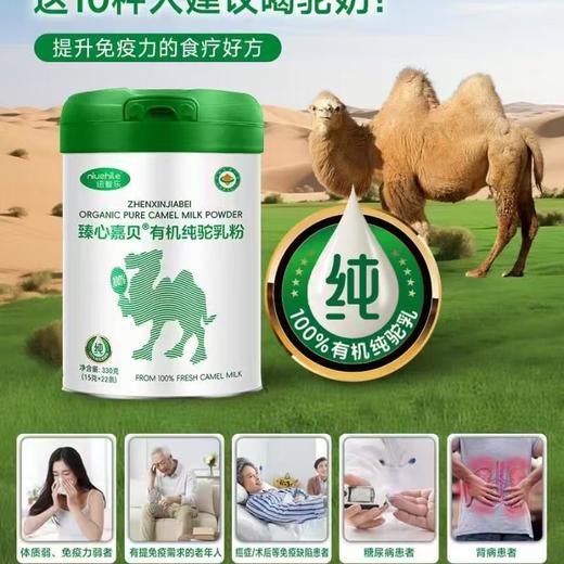 纽智乐臻心嘉贝有机纯驼乳粉330g（15g*22条） 商品图0