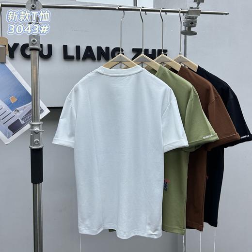 男士短袖潮流青年圆领男士宽松时尚刺绣印花T恤帅气上衣   YLZ-B3043* 商品图1