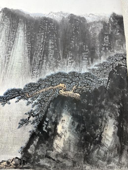 陈金章《江湾清晓》国画原作60CM*138CM 手绘纸本山水画 商品图4