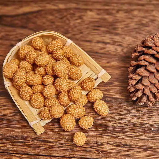 🔥咸甜酥脆暴击来啦❗️19.9💰抢3大袋零食铺子【山药芝麻花生】 🥜浓郁的花生芝麻香在齿间炸开，酥脆外皮裹着整颗香脆花生❗️咬下去咔嚓声超治愈✨一口一个不掉渣😋 商品图3