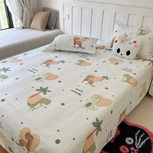 【100%全棉❗三件套】高品质全棉细纱粗布软凉席(花边款）夏日必入款👏 商品图12