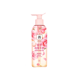 吕花茶清漾凝润保湿修护洗发水400ml蜜桃玫瑰香
