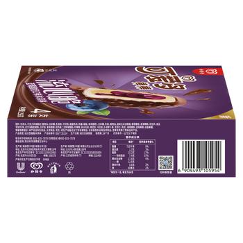 可爱多【曾舜晞推荐】可爱多棒棒流心脆蓝莓酸奶味冰淇淋 雪糕64g*4支 商品图3