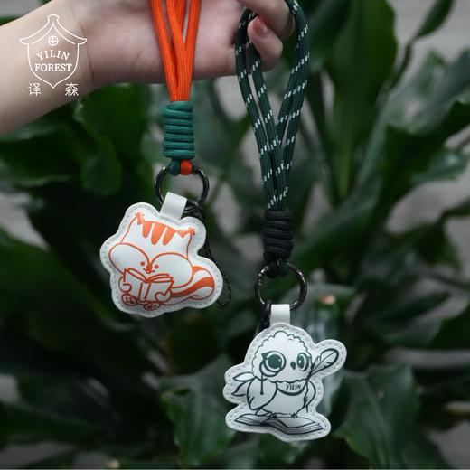 译森文创 PU皮质挂件 松鼠Gogo/猫头鹰碑碑 两款任选 商品图0