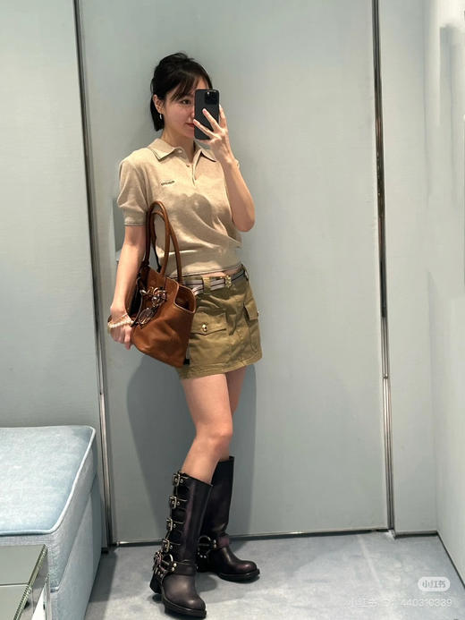 72-2 爆款 渠道圆正 miu 8041款女生针织polo衫 我穿40超级美腻 商品图8