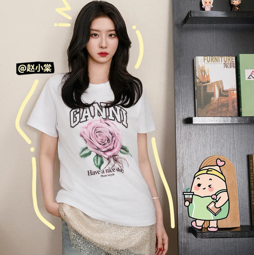 ganni九色短袖T恤062001 商品图3