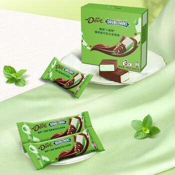 绿箭X德芙 冰淇淋 薄荷味巧克力冰淇淋 50g*3支 雪糕 冰激淋 商品图3