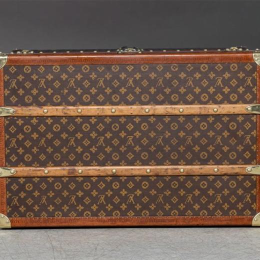 独角鹿西洋古董1920年代法国顶级奢侈品牌路易威登出品Monogram帆布经典老花款帽箱 商品图4